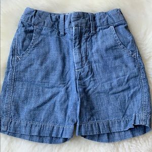 Baby Gap -8-24 month denim chambray shorts